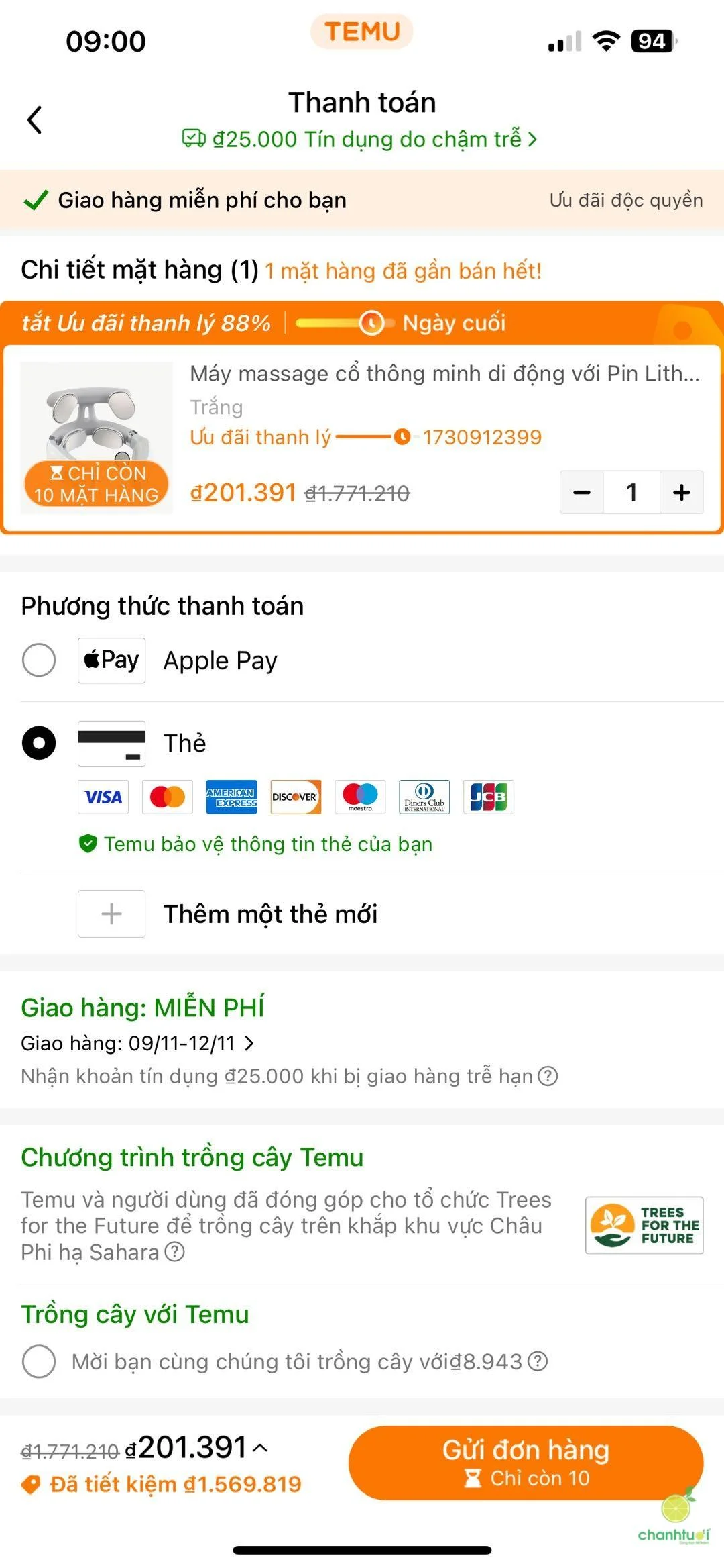 temu giảm giá 90% 5