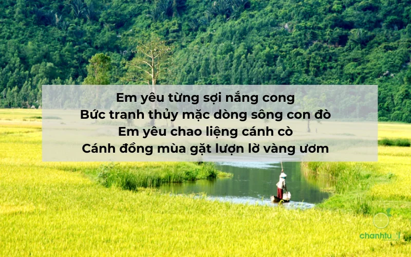 thơ về quê hương 6