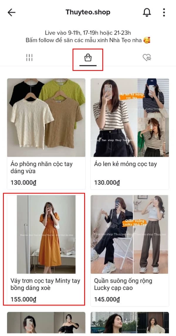 ứng dụng mua hàng tiktok