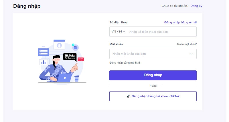 Đăng ký tiktok shop bằng máy tính siêu dễ