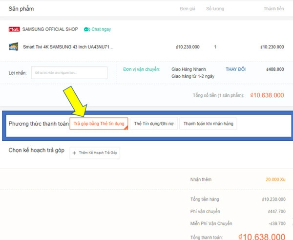 phương thức thanh toán-toan-tra-gop-shopee