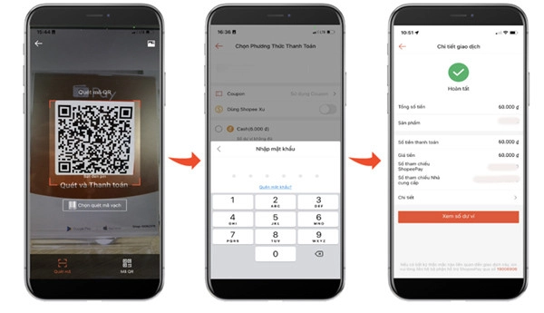 cách thanh toán bằng shopeepay khi trả lại