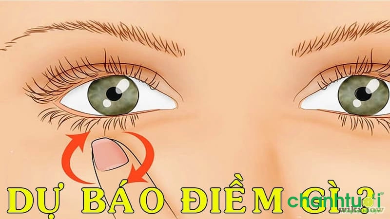 Mắt phải giật báo điềm gì?