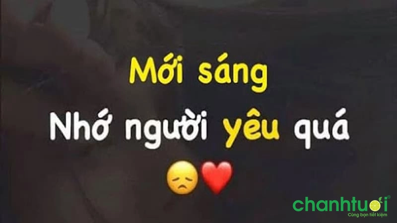 Stt nhớ người yêu dễ thương 