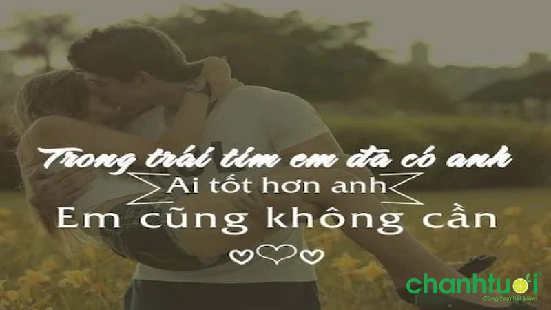 Stt yêu thương gửi anh ngọt lịm 