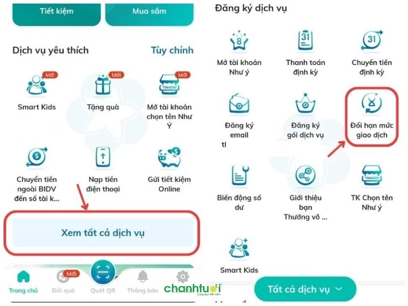 cài đặt-dữ liệu-tay-muc-khuyến mãi-bidv-1