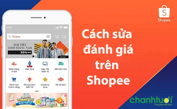 cách sửa tên trên shopee