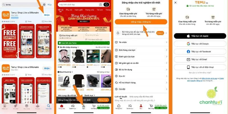 Cách mua sản phẩm trên temu 1