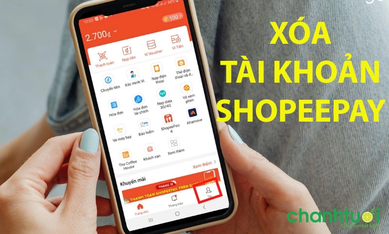 hướng dẫn-dan-cach-tẩy tế bào chết-tài khoản-khoan-shopee-pay