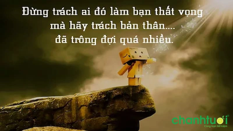 Stt thất vọng về chính bản thân 