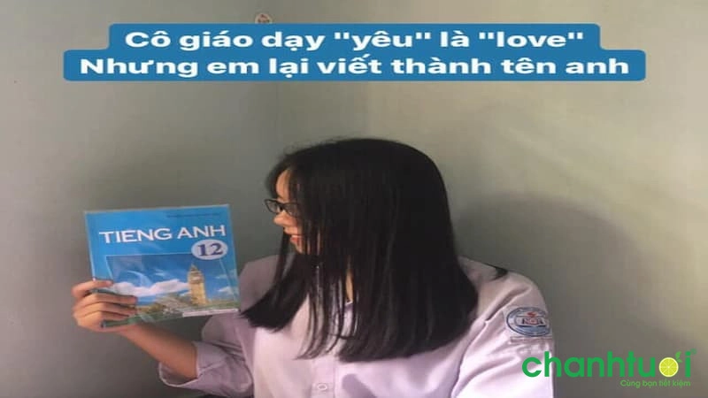 Thả thính tik tok theo môn tiếng anh